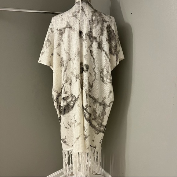 Wooden Ships Paola Buendia Boho Open Front Duster Cardigan Mohair Wool S/M - Picture 7 of 12